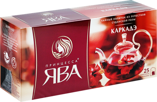 

Напиток чайный Принцесса Ява Каркадэ 25 пак. 37.5 г