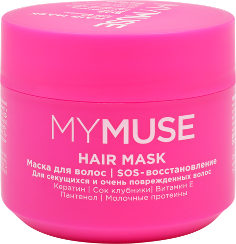 

Маска для волос MyMuse Sos восстановление с эффектом ламинирования 300 мл