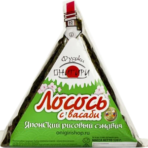 Онигири Фуджи лосось с васаби