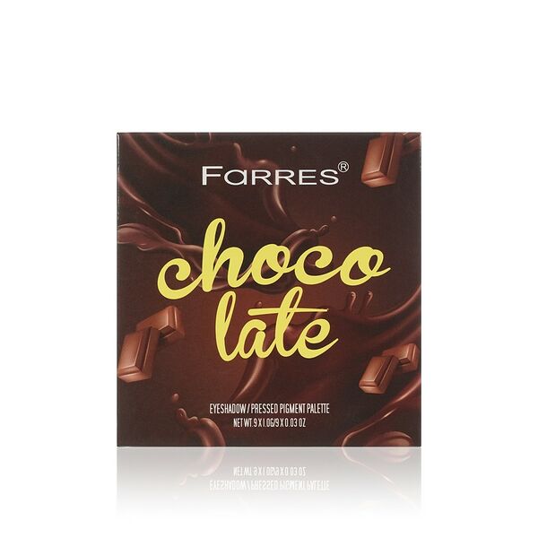 Палетка теней для век Farres Choco late 9 цветов 9г
