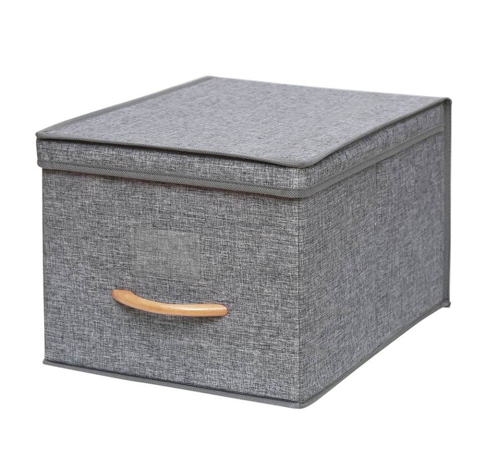 

Кофр для хранения Hausmann полиэстер серый 30 х 40 х 25 см