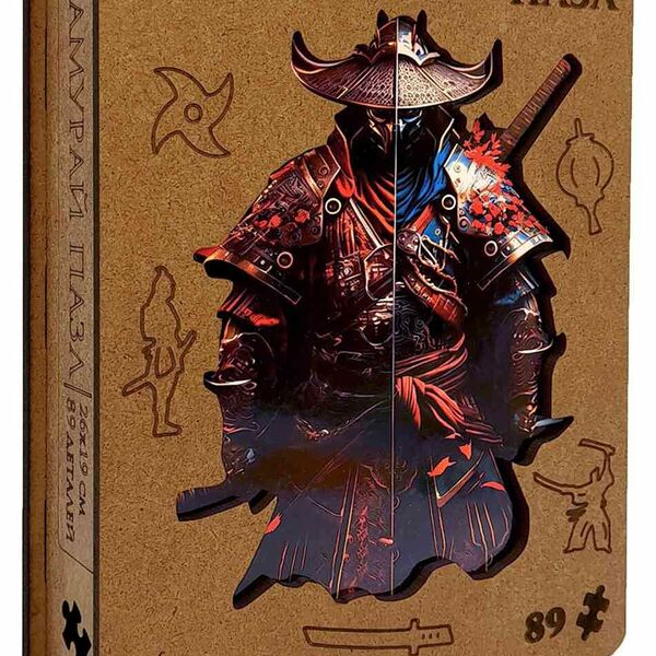 Пазл фигурный Dream Woods Самурай размер: M, 89 элементов