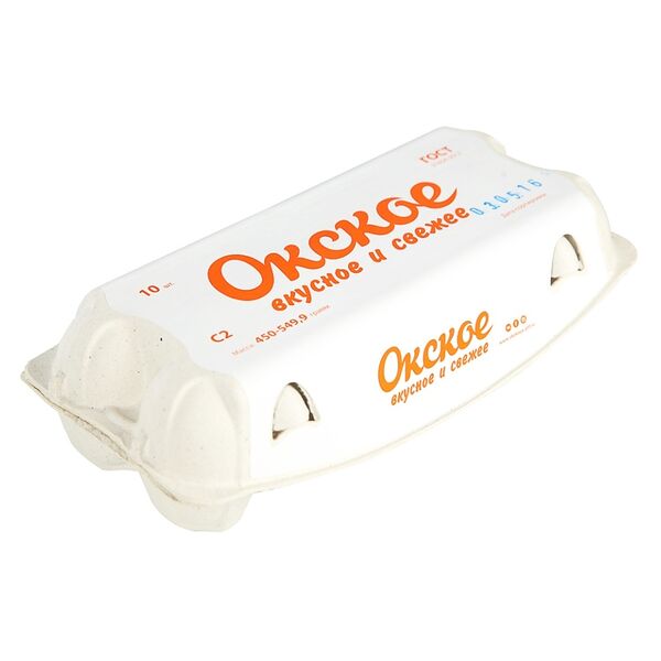 Яйцо куриное С2, «Окское», 10 шт. Россия