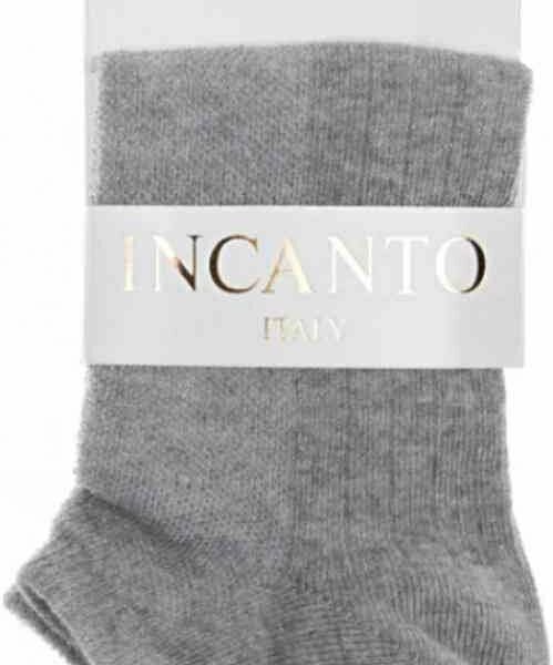 Носки женские Incanto короткие, цвет grigio/серый, размер 36-38