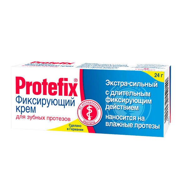 Крем для зубных протезов Protefix фиксирующий экстра-сильный 24 г