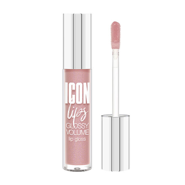 Блеск для губ Luxvisage Icon Lips с эффектом объема и сияния тон 504 Dusty rose 3.4 г