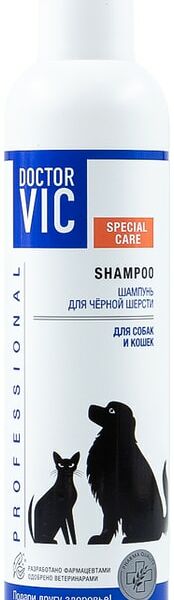 Шампунь для кошек и собак Doctor VIC для черной шерсти 250мл
