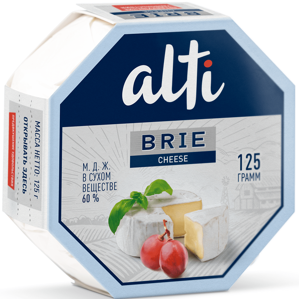 Сыр мягкий Alti Brie с белой плесенью 60% БЗМЖ