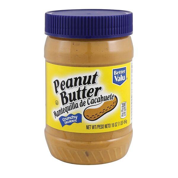 Паста арахисовая Better Valu Хрустящая 454 г