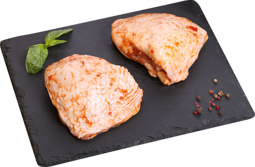 Бедро ЛЕНТА FRESH куриное в маринаде в вакуумной упаковке ЛЕНТА FRESH СП полуфабрикат охлажденный до 1.6кг