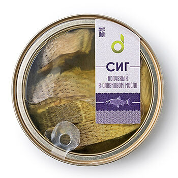 Сиг EcoFood Armenia в оливковом масле копченый, 160 г