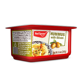 Хумус c тахини и зелёными оливками, Sanlakol, 240 г, Израиль