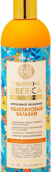 Бальзам для волос Natura Siberica Облепиховый интенсивное увлажнение 400мл