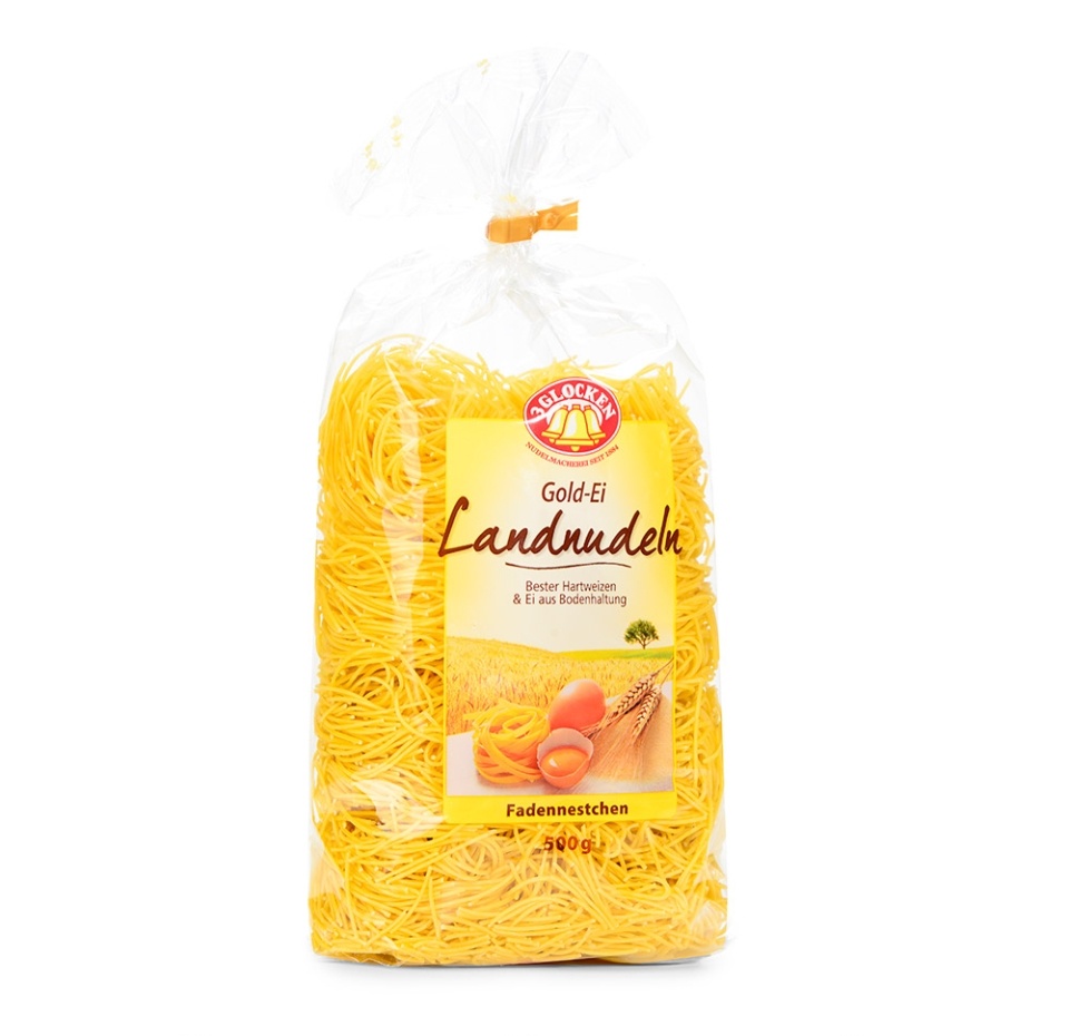 

Макаронные изделия 3 Glocken Fadennestchen гнезда 500 г