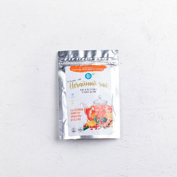 Чайный напиток Лимон-имбирь с облепихой