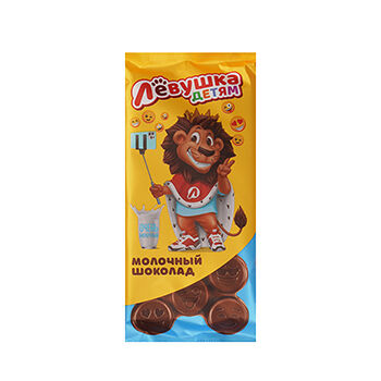 Шоколад Левушка молочный детям 85г, Россия