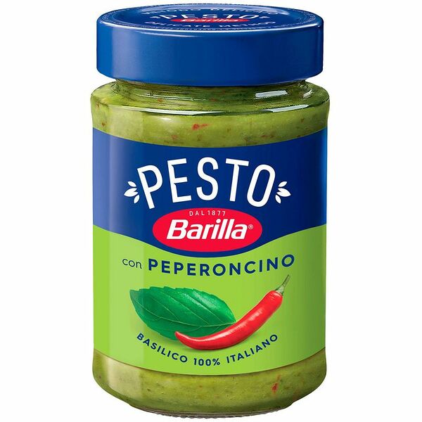 Соус Barilla Pesto Basilico e Peperoncino с базиликом и перцем чили, 195г