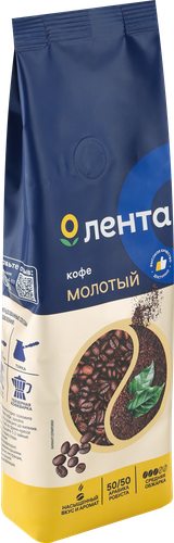 

Кофе молотый Лента натуральный жареный 250 г