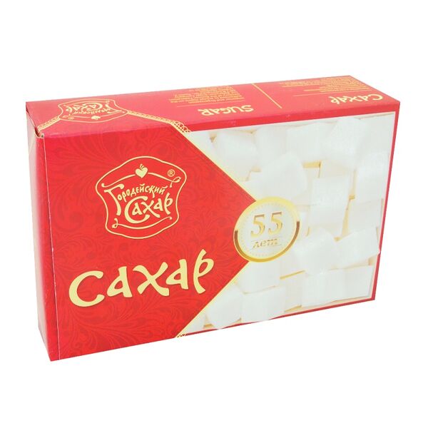 Сахар Городея раф. вес 1 кг. кубик