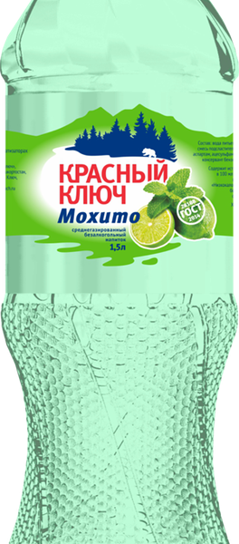 Напиток КРАСНЫЙ КЛЮЧ Мохито газированный, 1.5л