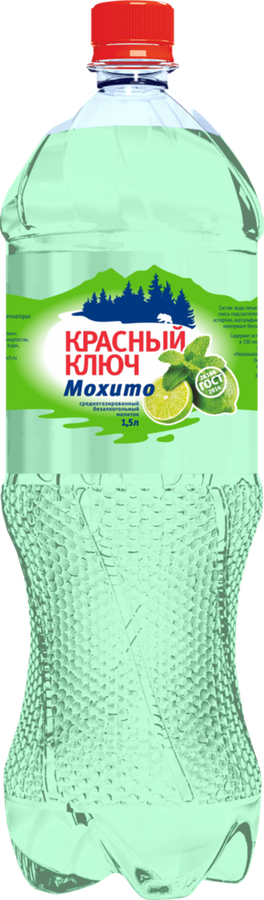 

Напиток Красный ключ Мохито газированный 1.5 л