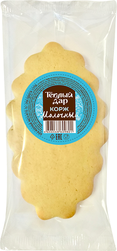 Корж ТЕПЛЫЙ ДАР Молочный, 75г