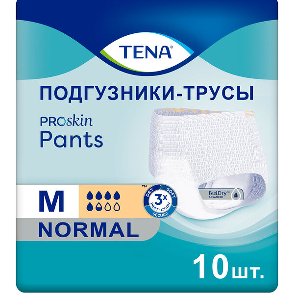 Tena Pants Normal Подгузники-трусы для взрослых размер М 10 шт