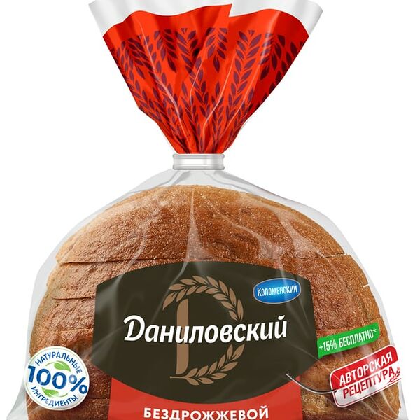 Хлеб Даниловский ржано-пшеничный нарезка 350г