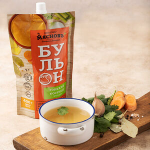 Бульон костный говяжий для супа МясновЪ Шеф-повар от КуулКлевер