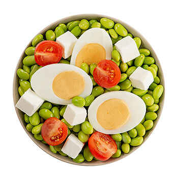 Протеиновый завтрак с яйцом, сыром фета и помидорами черри Азбука Life 185 г 