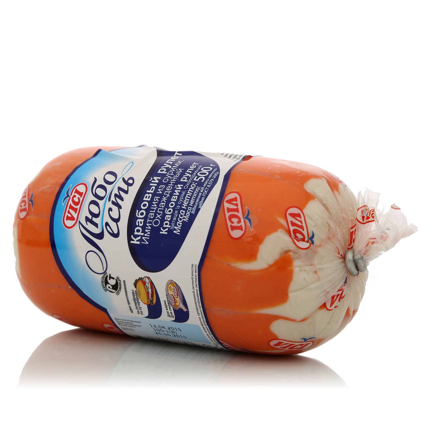 

Крабовый рулет Vici имитация из сурими охлажденный 500 г