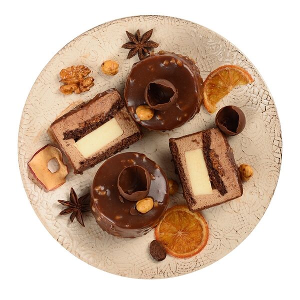 Пирожное «Ореховое с пралине» от шеф-кондитера