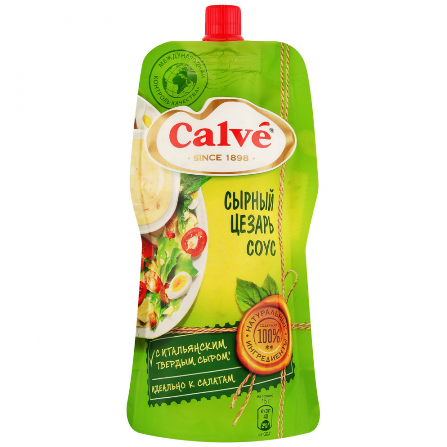 

Соус Calve Сырный цезарь 230 г