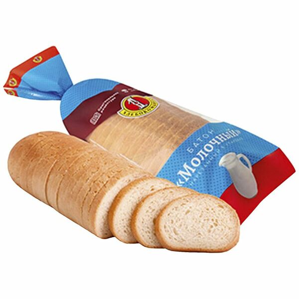 Батон Первый ХК Молочный нарезка 350 г