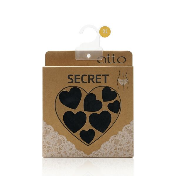 Женские трусы - бразилиана Atto Secret, Черный, XL