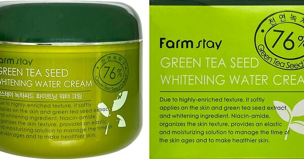 Крем для лица FarmStay увлажняющий выравнивающий тон кожи с семенами зеленого чая 100г