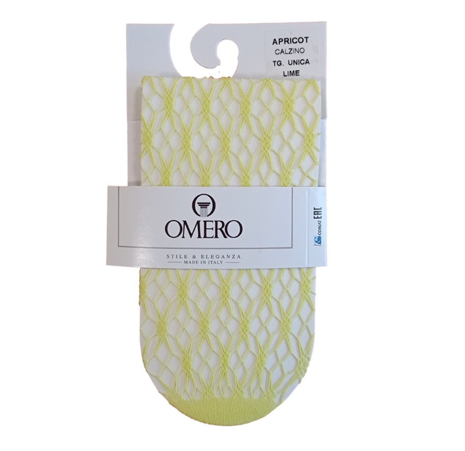 

Носки Omero Apricot calzino цвет 2344 Lime One size, Италия
