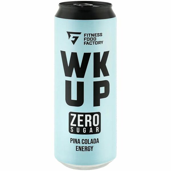 Fitness Food Factory Тонизирующий безалкогольный напиток WK UP пина-колада 450мл