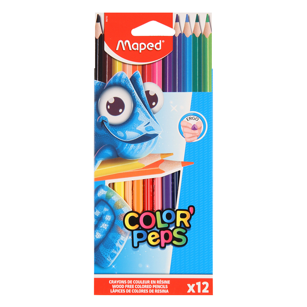 Карандаши цветные Maped Pulse 12 цветов