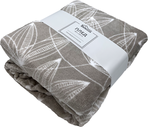 

Плед BELEZZA Gardenia 180х200см, с рисунком, микрофибра