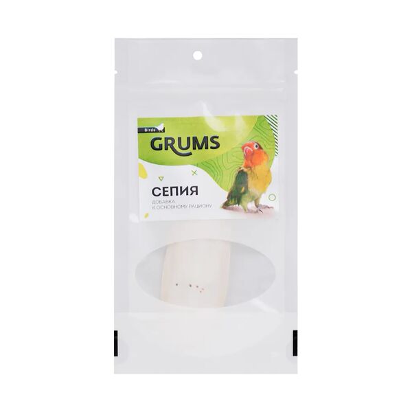 Минеральная подкормка для птиц, грызунов и улиток Сепия, 9-12 см