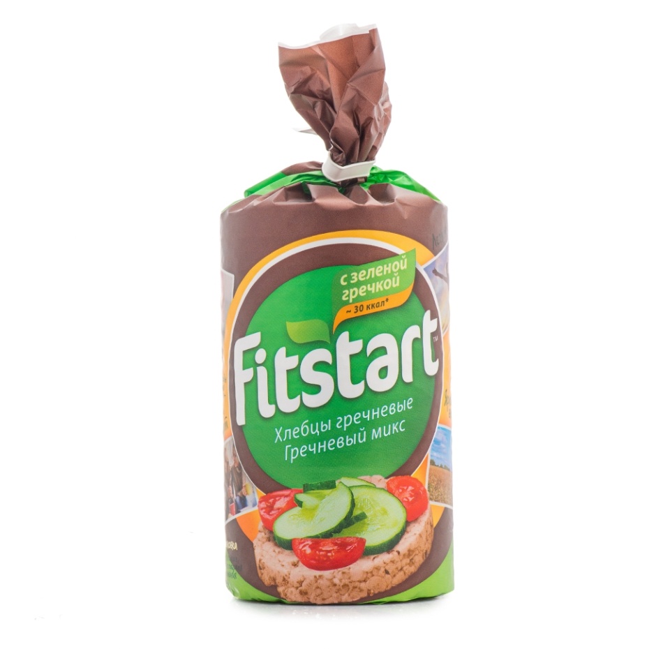 

Хлебцы Fitstart Гречневый микс с зелёной гречкой 90 г