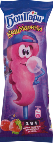 

Мороженое Бон Пари Кошмарики ягодное эскимо 59 г