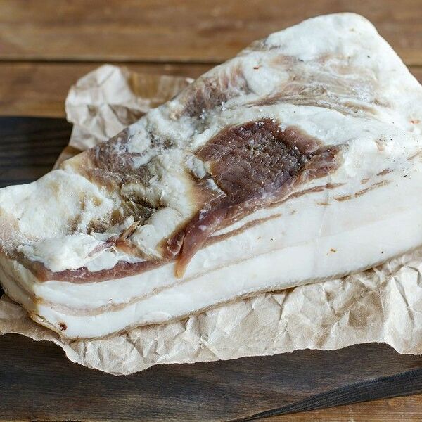 Сало белое соленое на развес