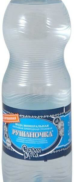 Вода минеральная Рушаночка негазированная 1