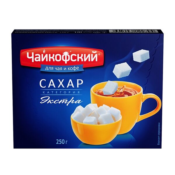 Сахар-рафинад Чайкофский белый кусковой