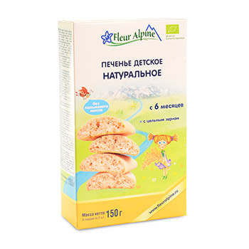 

Печенье Fleur Alpine Натуральное с 6 месяцев
