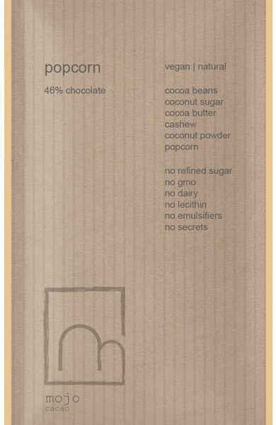 Шоколад Mojo Cacao Popcorn 20г