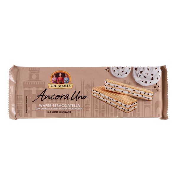 Вафли Tre Marie Страччателла со сливками и кусочками шоколада