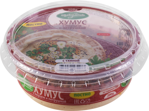 

Хумус Вкуснутинка с перцем и петрушкой, 200 г